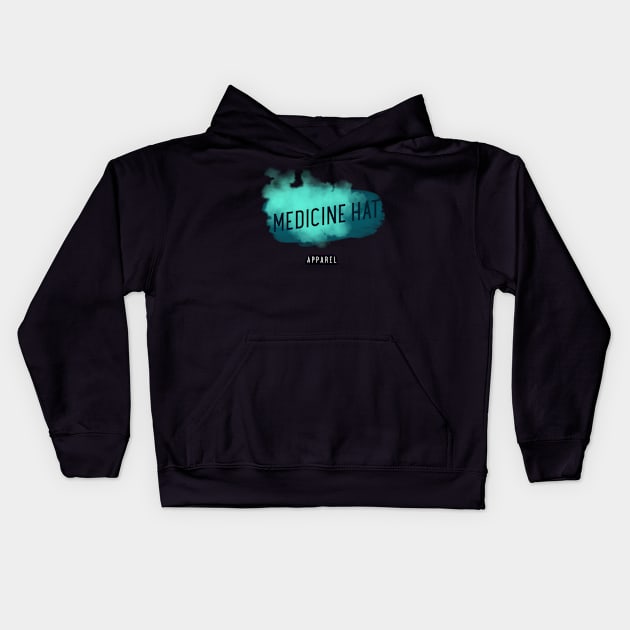 Medicine Hat, Alberta, Canada Kids Hoodie by Canada Tees